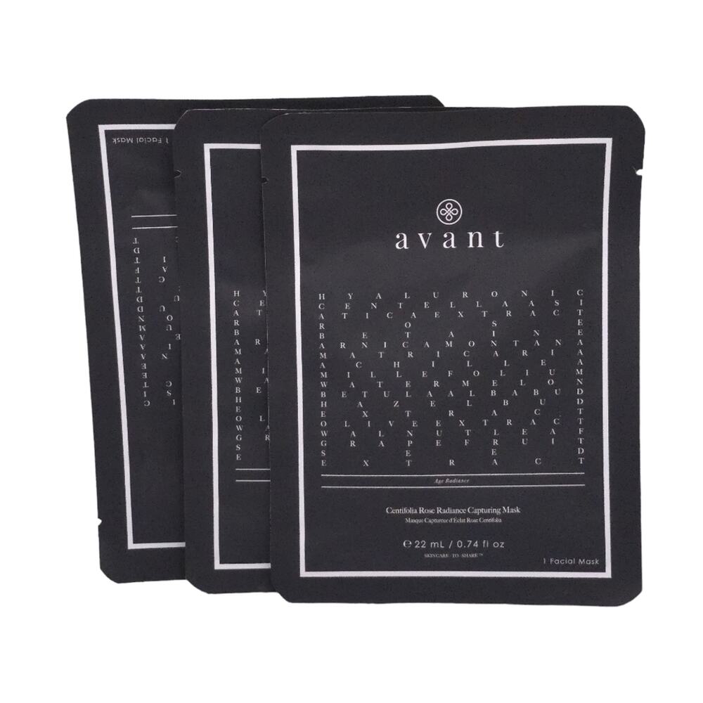 Avant Skincare Centifolia Rose Radiance Capturing Mask Set of 3